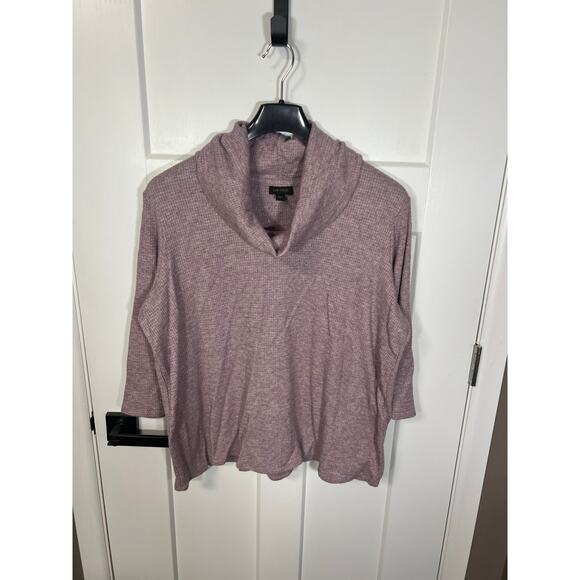 NWT J. Jill Womens Cowl Neck‎ Pullover Size XL Extra Large 3/4 Sleeve Blouse - Picture 4 of 8